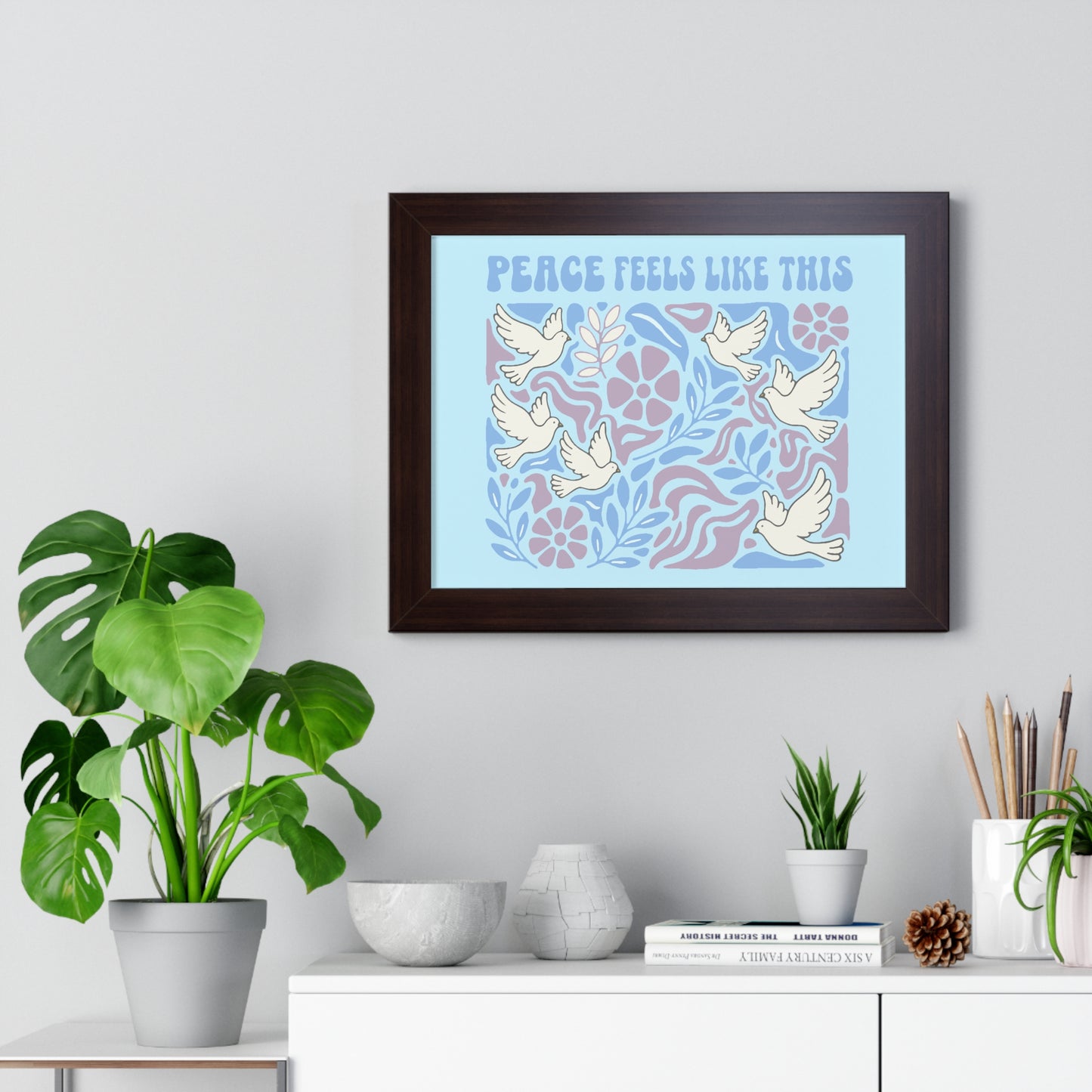 Peace Feels Like This - Framed Poster