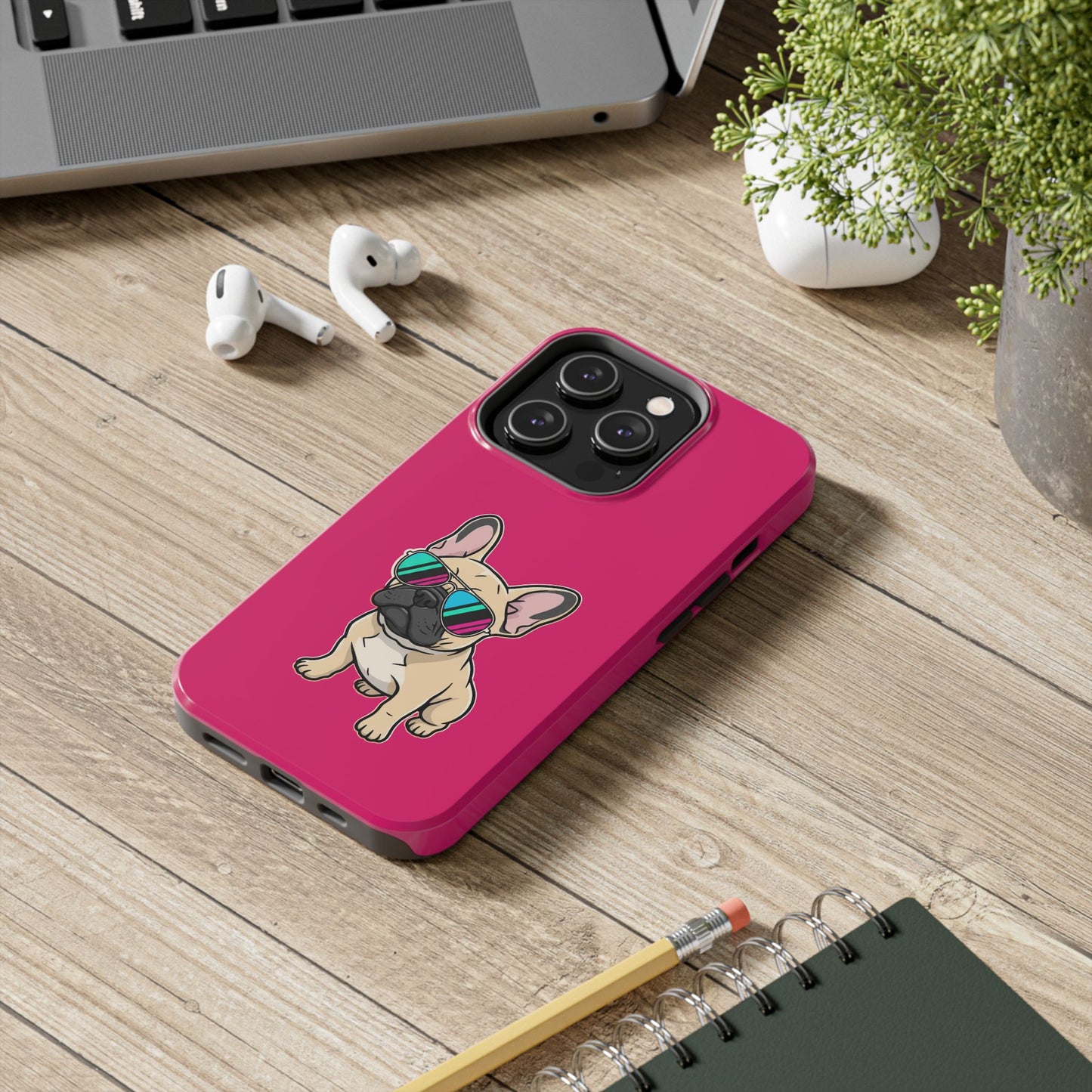 French Bulldog with Sunglasses - Phone Case