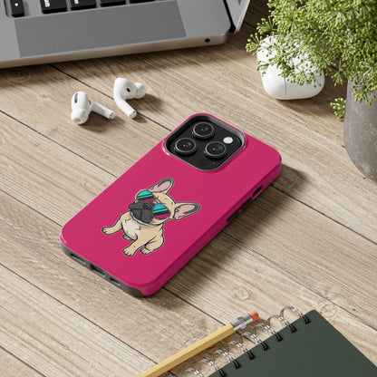 French Bulldog with Sunglasses - Phone Case