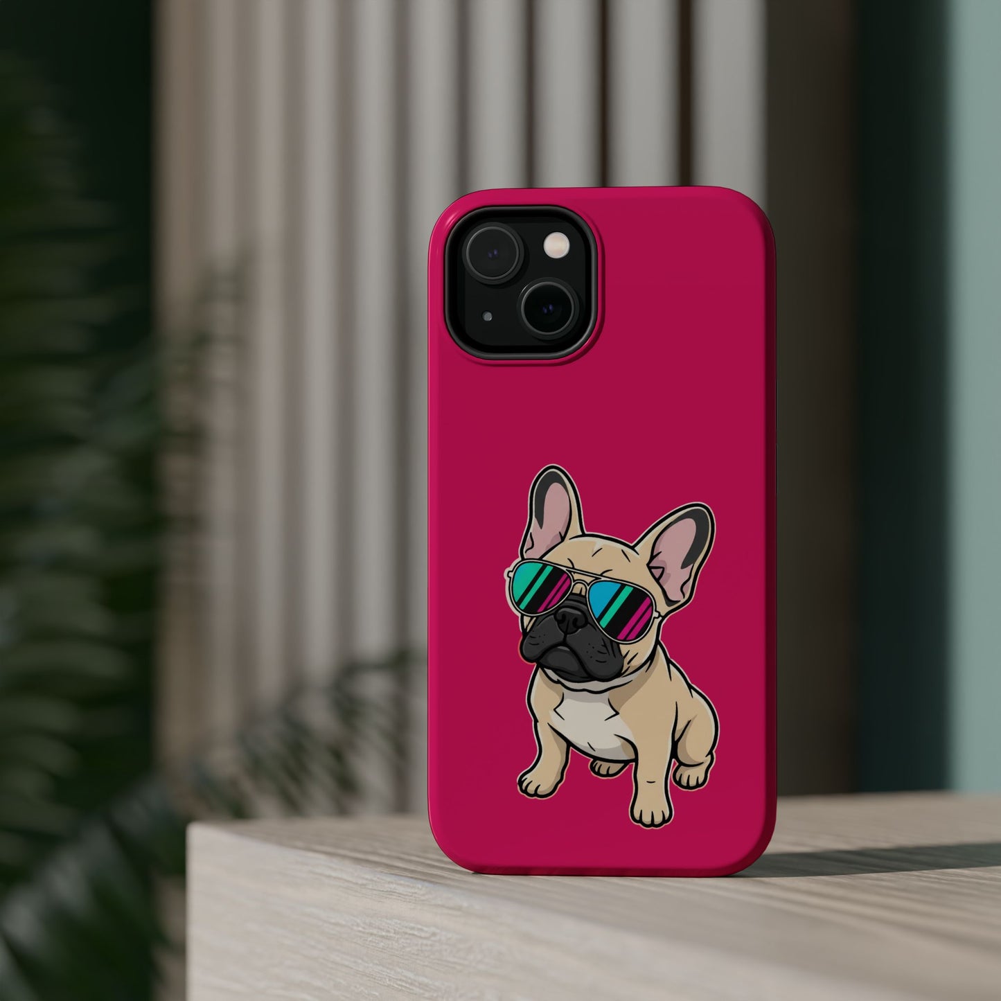 French Bulldog with Sunglasses - Magnetic Phone Case