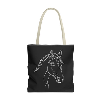 Horse Portrait Sketch - Tote Bag
