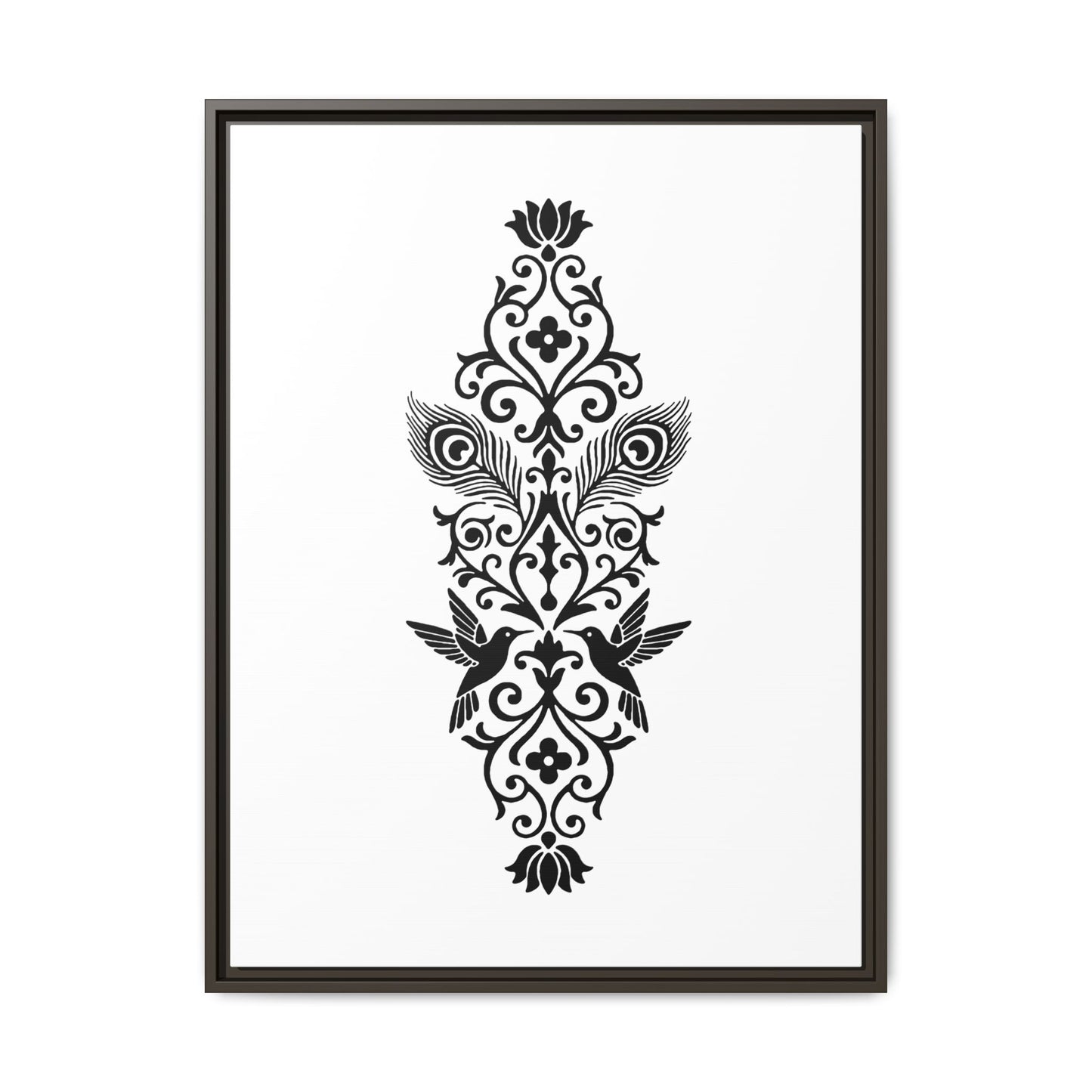 Hummingbird Soulmates - Framed Canvas