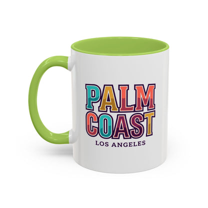 Palm Coast - Los Angeles - Color Accent Mug