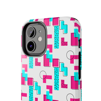 Retro Geometric Vibes - Phone Case