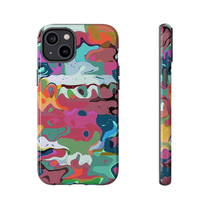 Colorful Abstract Marble - Phone Case