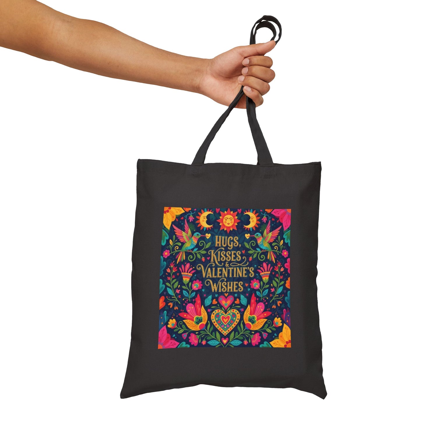 Hugs, Kisses & Valentine’s Wishes - Canvas Tote Bag