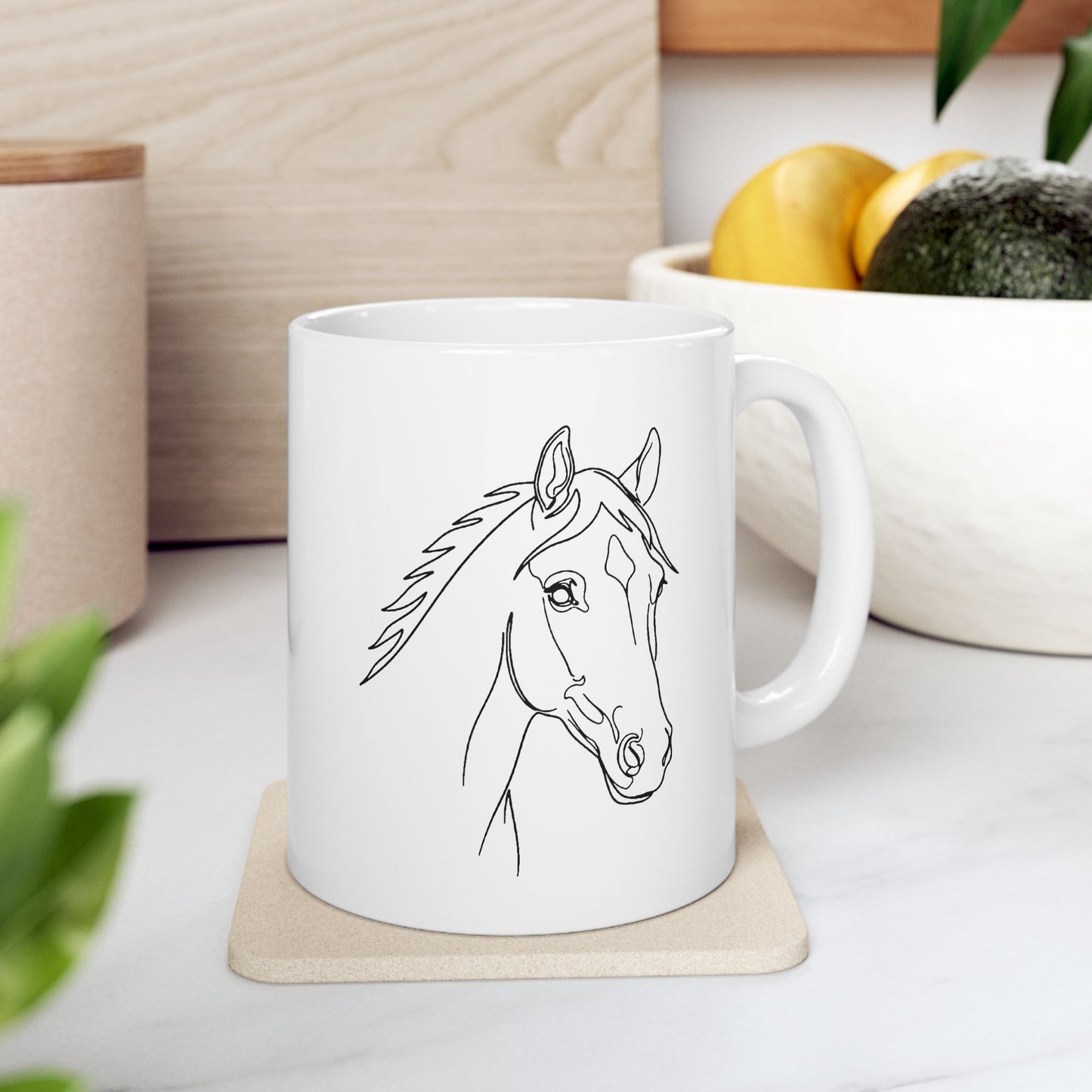 Horse Portrait Sketch - Mug