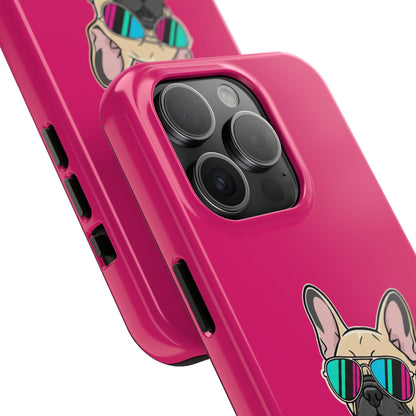 French Bulldog with Sunglasses - Phone Case