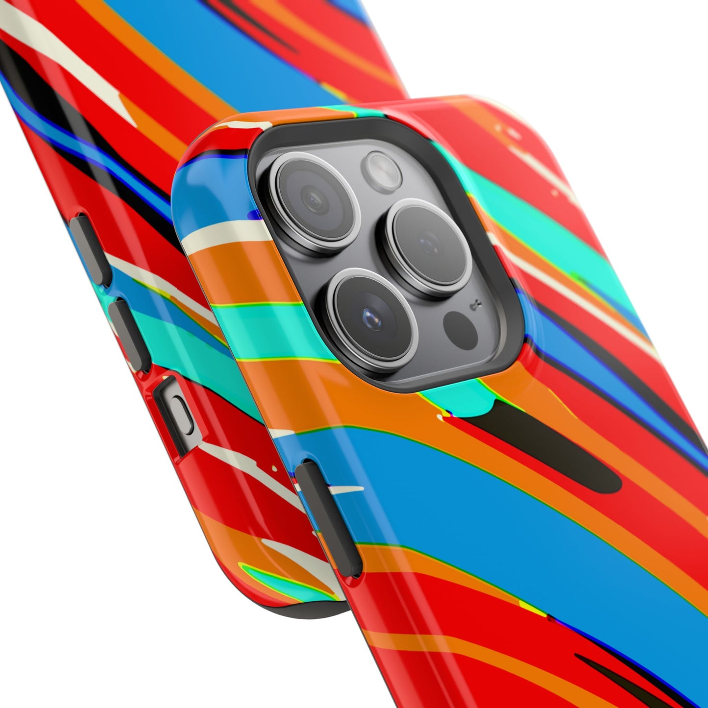 Abstract Rainbow Swirl Arc - Magnetic Phone Case