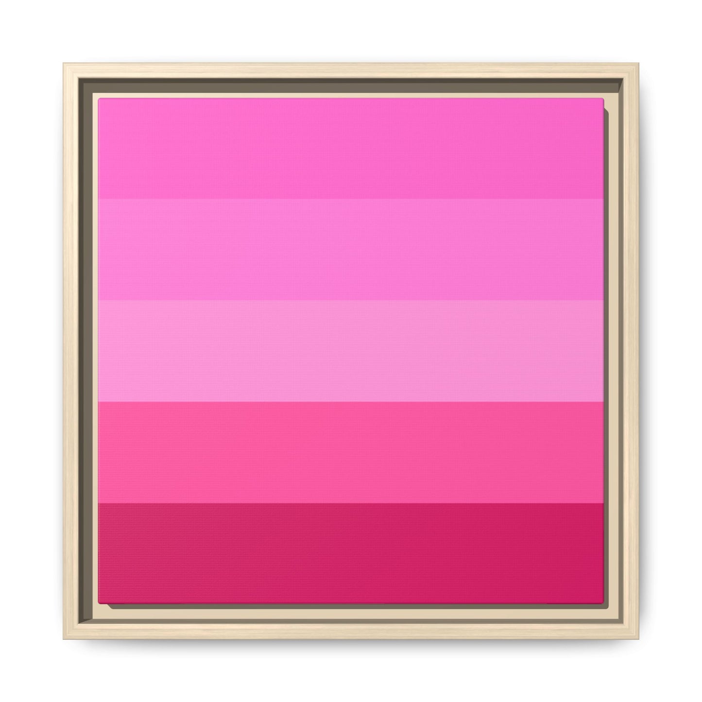 Valentine Rose Colors - Framed Canvas