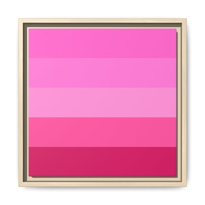 Valentine Rose Colors - Framed Canvas