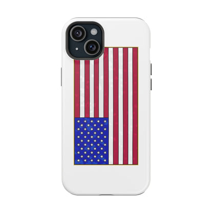 New Glory American Flag (Gold Edge Edition) - Magnetic Phone Case