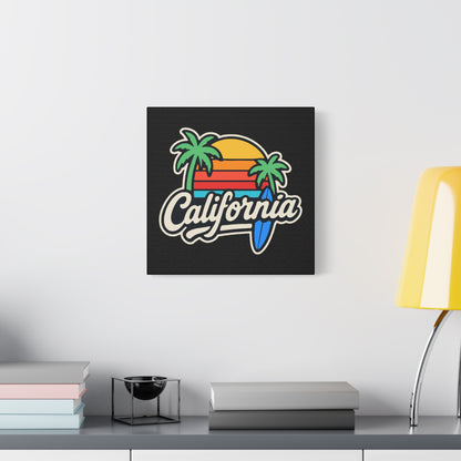 California Surf Vibes - Canvas