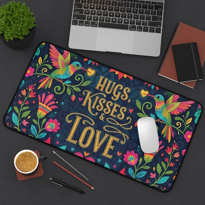 Hugs, Kisses & Love - Desk Mat
