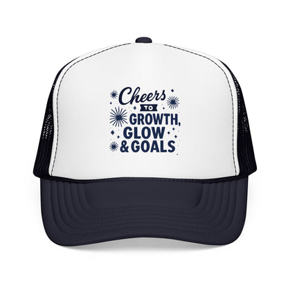 Cheers to Growth, Glow & Goals - Cap