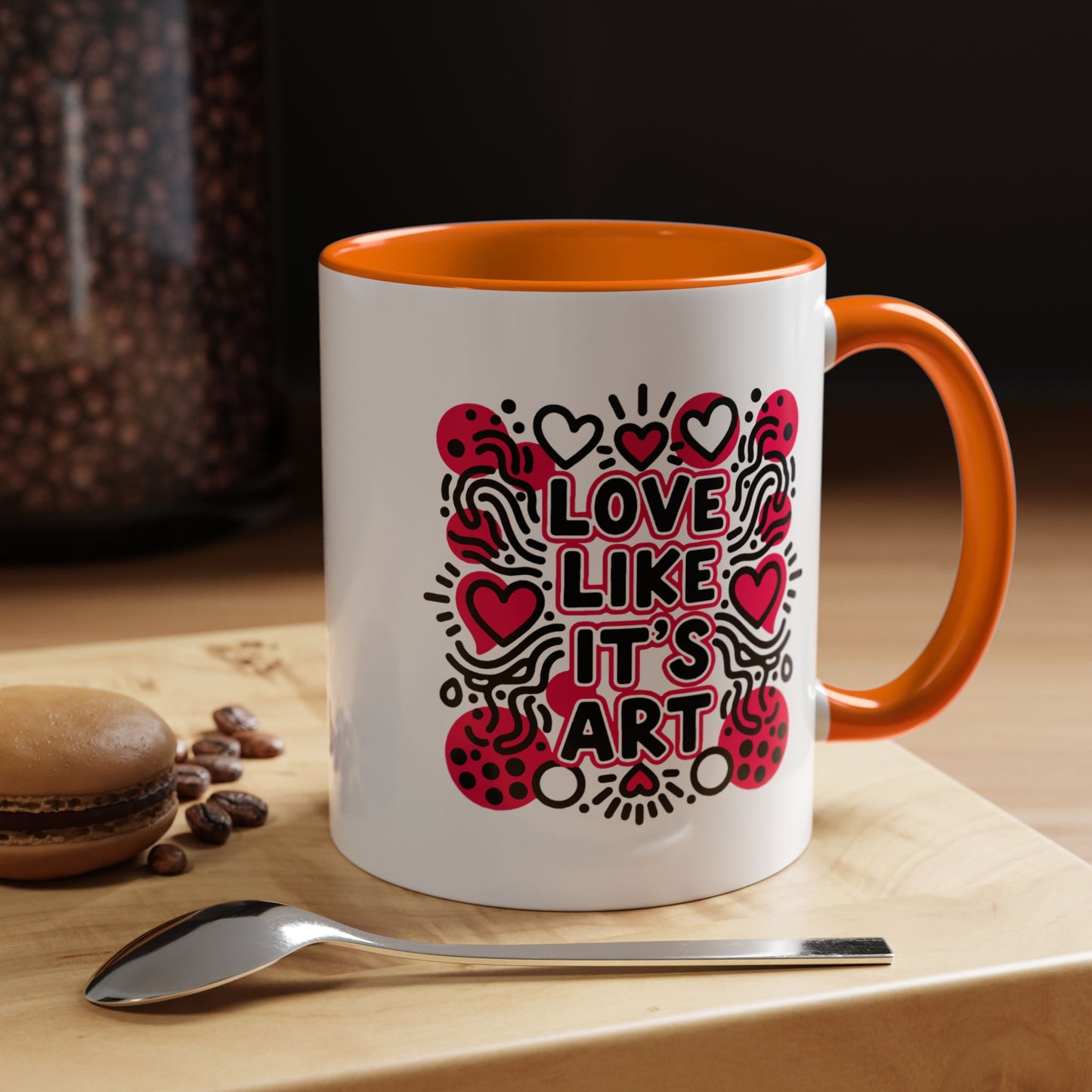 Love Like It’s Art - Color Accent Mug