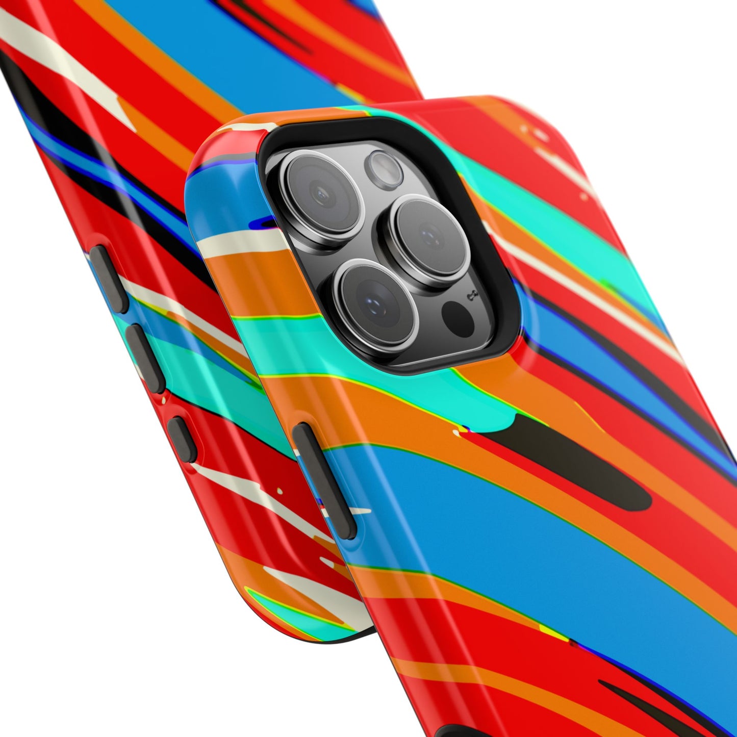 Abstract Rainbow Swirl Arc - Magnetic Phone Case