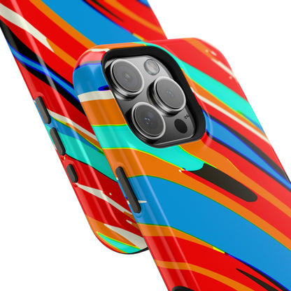 Abstract Rainbow Swirl Arc - Magnetic Phone Case