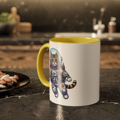 Astronaut Cat - Colorful Mug