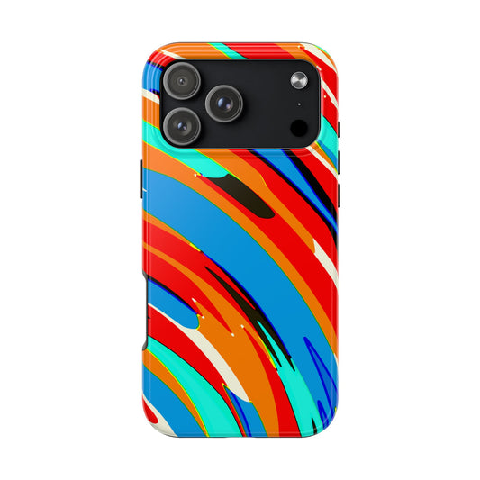 Abstract Rainbow Swirl Arc - Phone Case