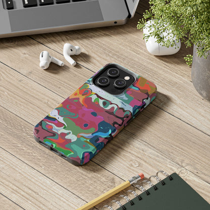 Colorful Abstract Marble - Phone Case