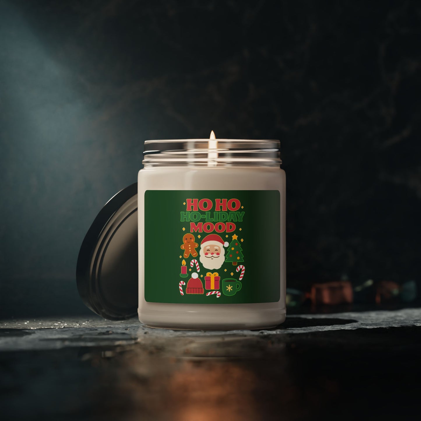 Holiday Scented Candle, Ho Ho Ho-liday Mood, Christmas Gift, Home Décor, Aromatherapy, Seasonal Fragrance, Relaxation