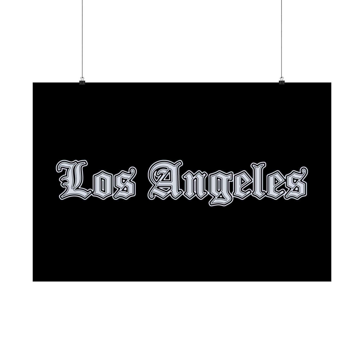 Los Angeles - Silver Edition - Poster