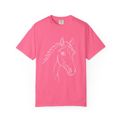 Horse Portrait Sketch - T-Shirt