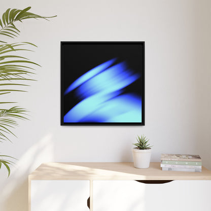 Orbital Drift - Framed Canvas