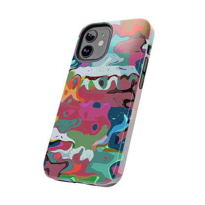Colorful Abstract Marble - Phone Case