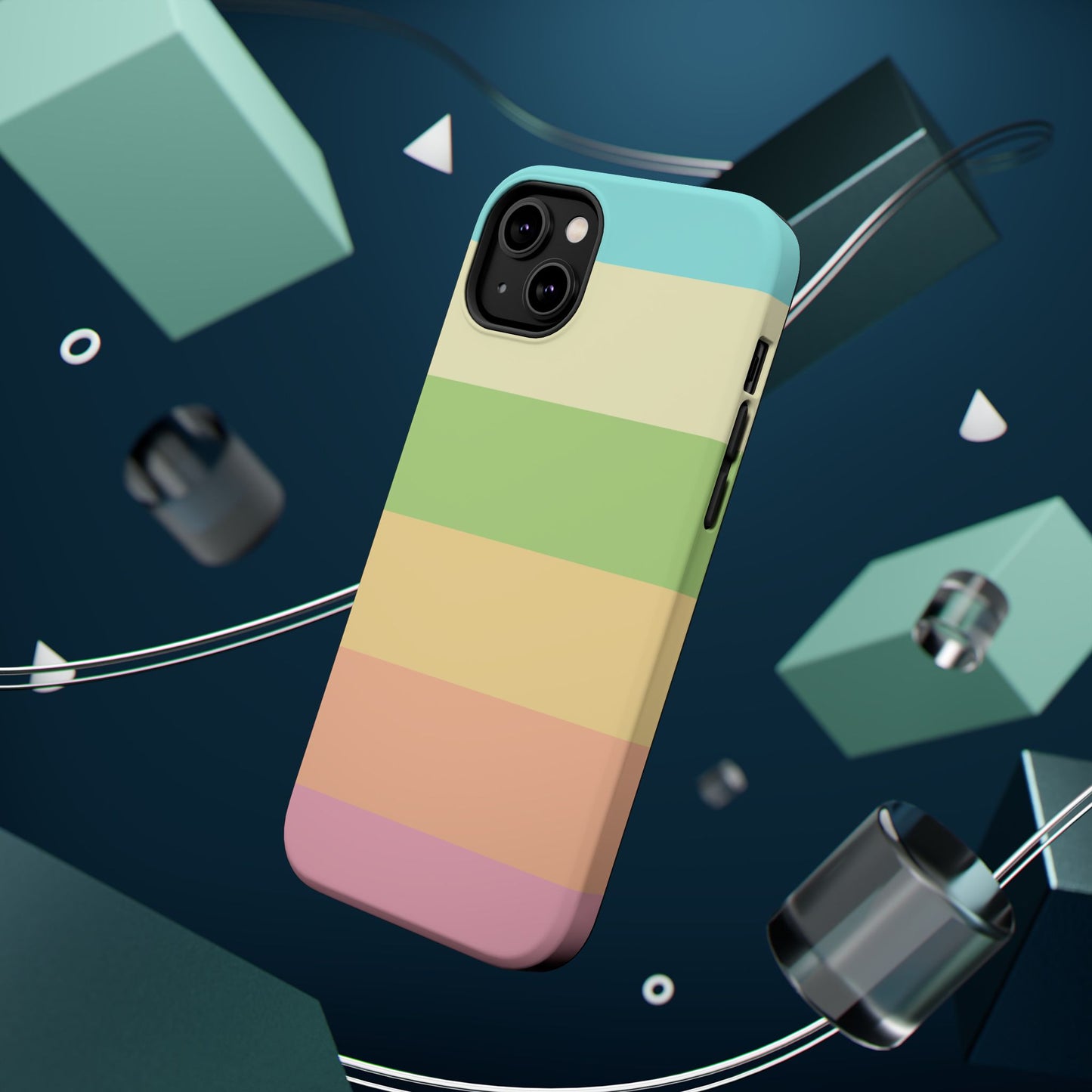 Pastel Stripes - Magnetic Phone Cover