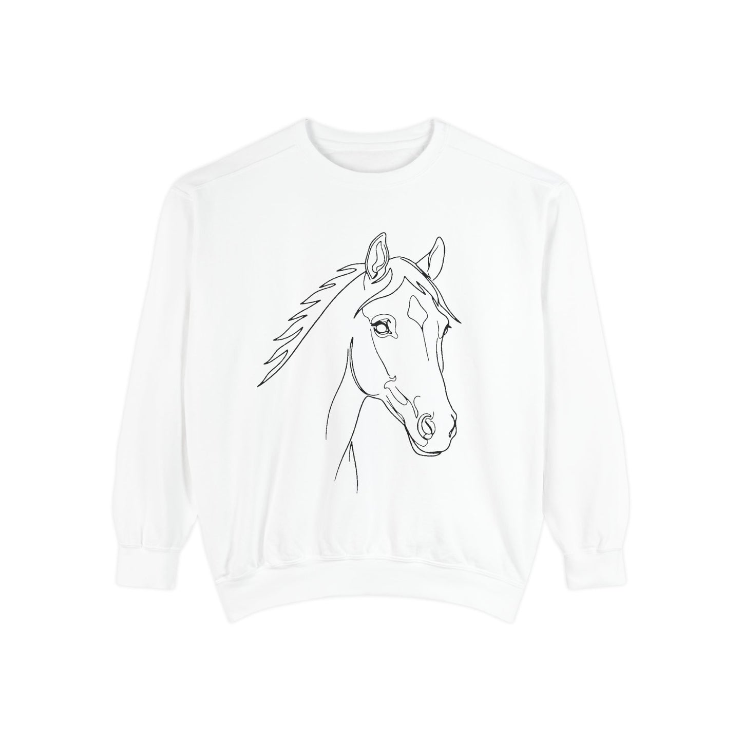 Horse Portrait Sketch - Sweatshirt