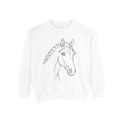 Horse Portrait Sketch - Sweatshirt