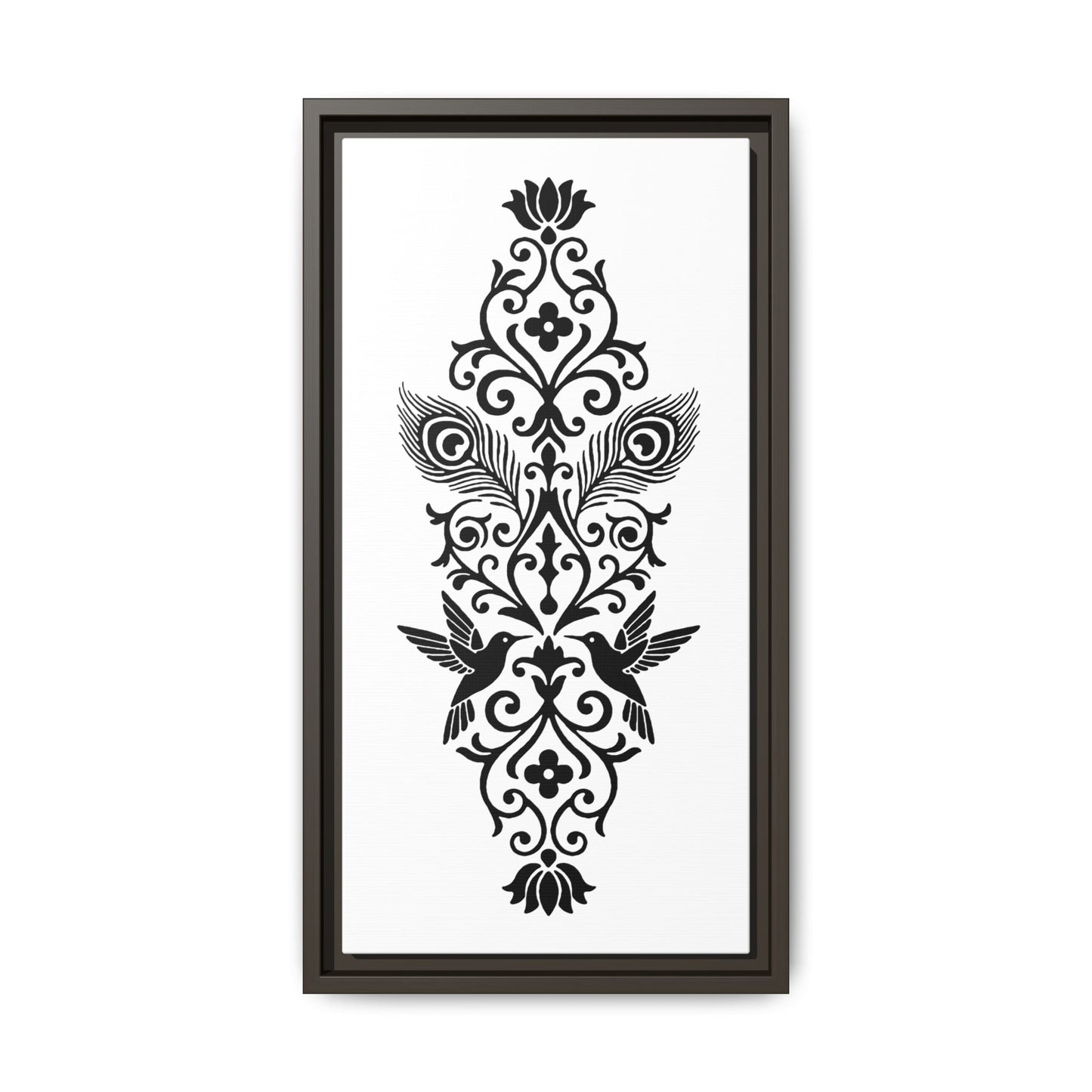 Hummingbird Soulmates - Framed Canvas