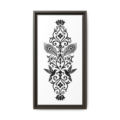 Hummingbird Soulmates - Framed Canvas