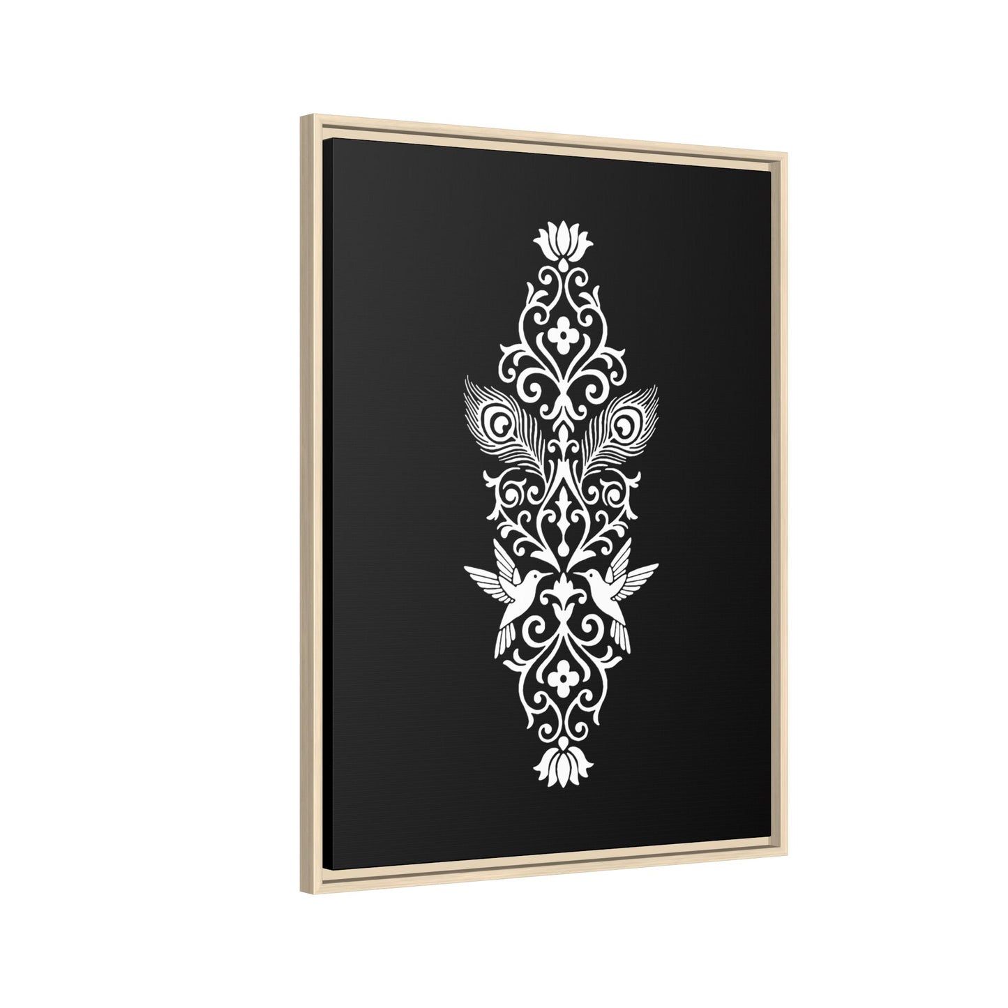 Hummingbird Soulmates - Framed Canvas