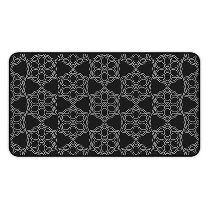 Geometric Sacred Flower - Desk Mat