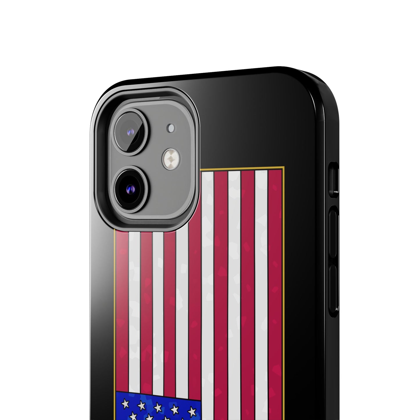 New Glory American Flag (Gold Edge Edition) - Phone Case