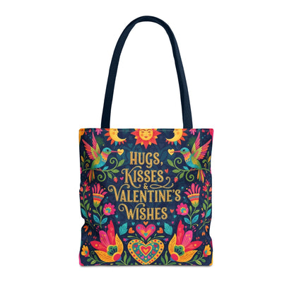 Hugs, Kisses & Valentine's Wishes - Tote Bag