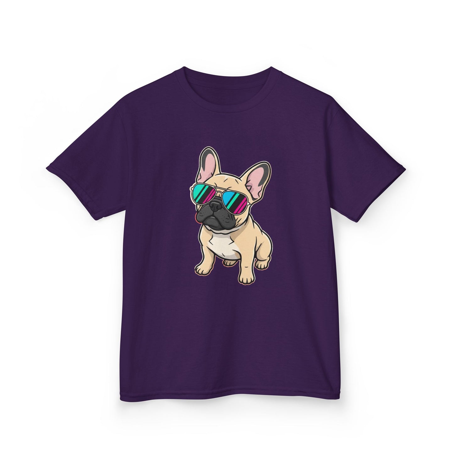 French Bulldog with Sunglasses - Kids Tee