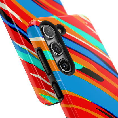 Abstract Rainbow Swirl Arc - Phone Case