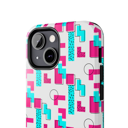 Retro Geometric Vibes - Phone Case