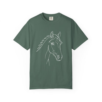 Horse Portrait Sketch - T‑Shirt