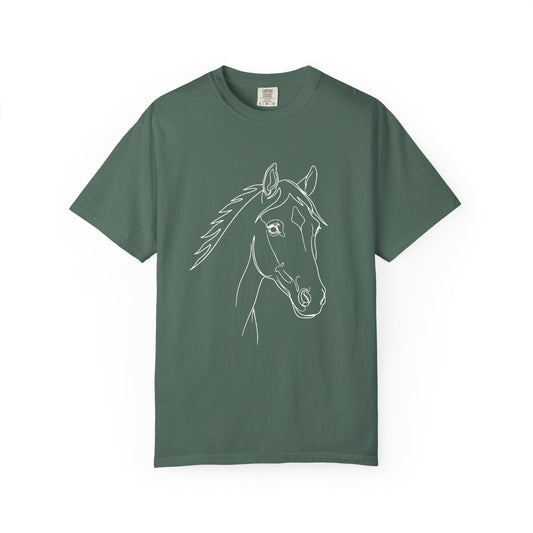 Horse Portrait Sketch - T‑Shirt