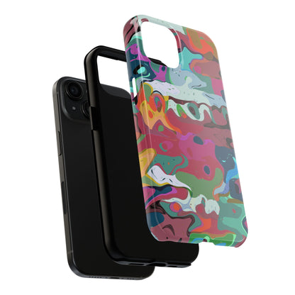 Colorful Abstract Marble - Phone Case