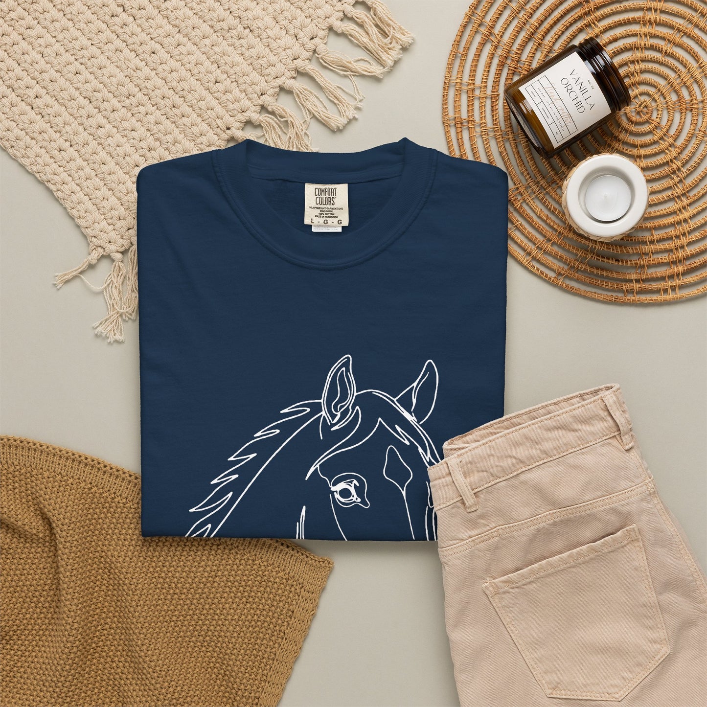 Horse Portrait Sketch - T‑Shirt