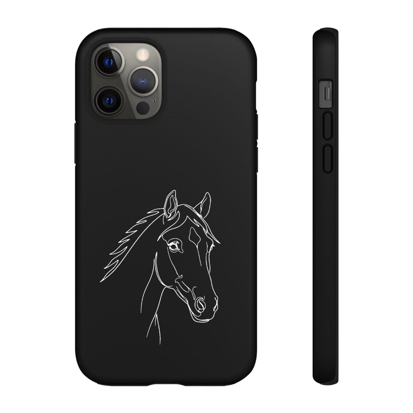 Horse Portrait Sketch - Tough Phone Case