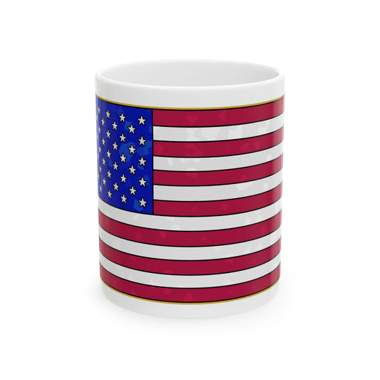 New Glory American Flag (Gold Edge Edition) - Mug