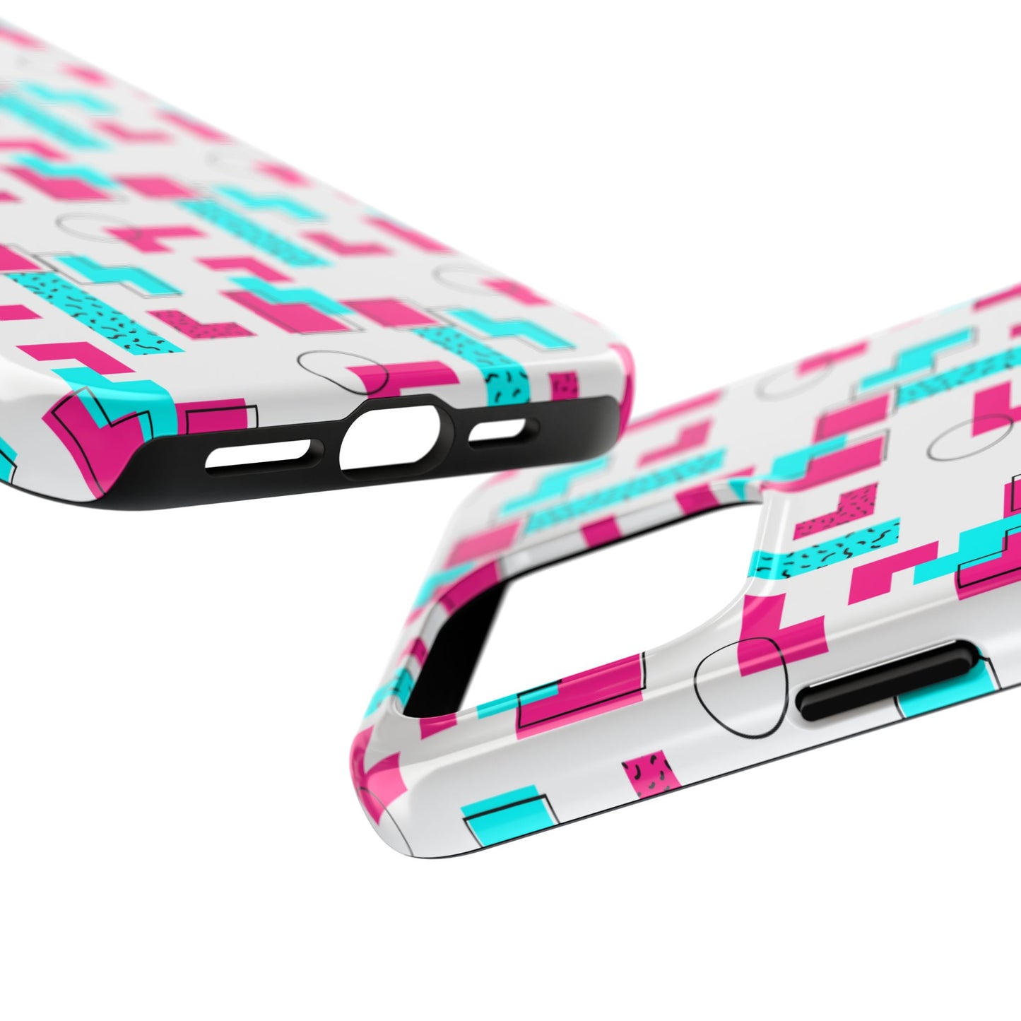 Retro Geometric Vibes - Phone Case