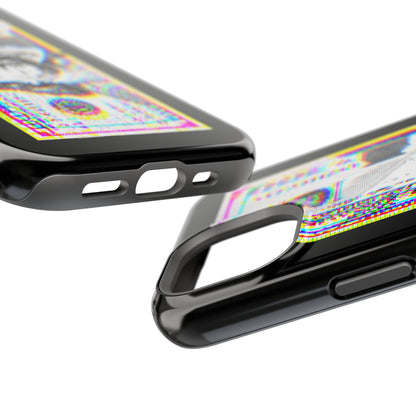 100 Dollars Bill - Neon Color Explosion - Magnetic Phone Case